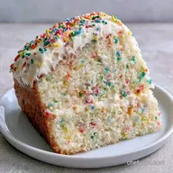 Confetti Dot Cake for 8 Cake Cups