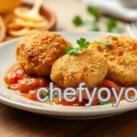 How to Make Delicious Cooked Crepinette with Savory Tomato Sauce