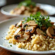Chicken Mushroom Risotto Easy Comfort Food Recipe