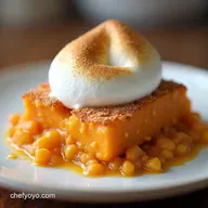 The Best Creamy Sweet Potato Casserole with Toasted Marshmallows
