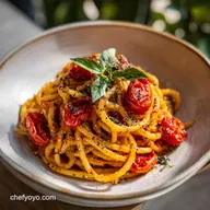 Creamy Tuscan Slow Roasted Tomato Pasta for 4 Servings