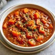 Vegan Lentil Stew in 40 Minutes