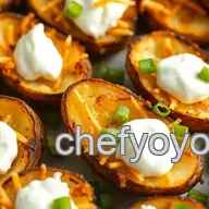 How to Make Delicious Crispy Air Fryer Potato Skins with Cottage Cheese