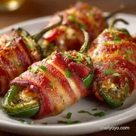 BaconWrapped Stuffed Jalape&ntilde;o Peppers UltraCrispy Oven Recipe
