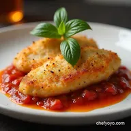 The Best Crispy Chicken Parmesan with Homemade Marinara