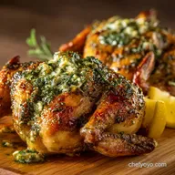 Foolproof Crispy Roasted Cornish Hens with Lemon Herb Butter
