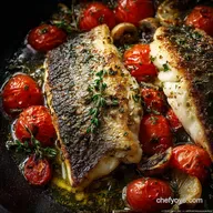 Mediterranean Sea Bass: Easy Crispy Skin Fillets in Under 25 Mins