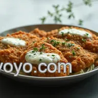 How to Make My Grandmother's Crispy Paneed Chicken with Herbed Sauce