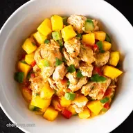 Crockpot Summer Meals Fiesta Chicken Mango Salsa