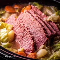 Easiest Crockpot Corned Beef & Cabbage - Fall Apart Tender!