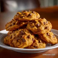 Easy 4-Ingredient Pumpkin Cinnamon Chip Cookies: Soft Fast