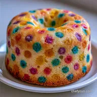 Easy Dot Cake Recipe for 8 Servings