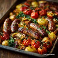Easy Family Friendly Recipes: Speedy One-Pan Sausage Supper Traybake