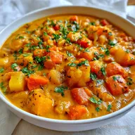 Easy Indian Vegetable Curry with Coconut Milk