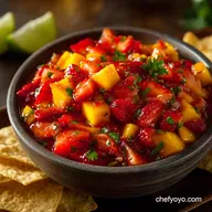 Strawberry Mango Salsa: The Easiest Fresh Summer Dip