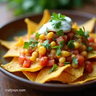 Elote Nachos Mexican Street Corn Nachos are a Fiesta on a Chip