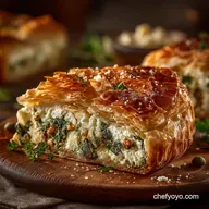Ultimate Spanakopita Pie Flaky Phyllo Feta Spinach Comfort
