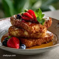 French Toast Baked in 25 Minutes