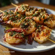 New Years Eve Food Idea with Garlic Shrimp
