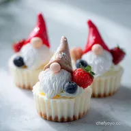 Gnome Mini Cheesecakes: Ready in 30 Min Baked
