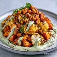 Green Tahini Bowl: Healthy and Roasted