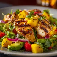 Grilled Chicken Avocado and Mango Salad: Fresh, Vibrant, Healthy