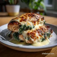 Grilled Chicken with Spinach and Melted Mozzarella in 15 Min