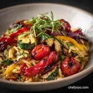 Grilled Vegetable Orzo Pasta Salad: Smoky, Light Summer Side