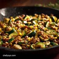 Ground turkey zucchini corn skillet Onepan ground Skillet: The 40-Minute Healthy Weeknight Dinner