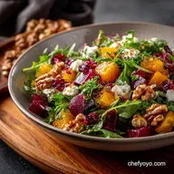 Harvest Fall Salad: The Best Autumn Salad Recipe for Thanksgiving