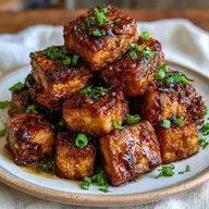 Healthy Crispy Baked Tofu for 4 Servings