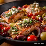 Healthy Recipes: One-Pan Mediterranean Salmon Ready in 35 Minutes