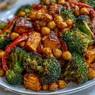 Healthy Roasted Vegetable Bowl: Meal Prep