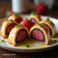 Heart Shaped Food Mini Beef Wellingtons for Romance