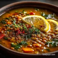 Hearty Lemon Herb Lentil Soup An Easy Comforting Recipe