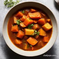 Roasted Root Vegetable Stew with Hearty Comfort in a Bowl