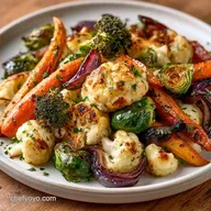 Herb Roasted Vegetable Bowl: Caramelized and Wholesome