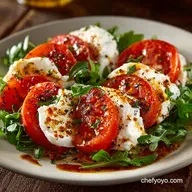 High Protein Burst Tomatoes Caprese Cottage Cheese: 18-Minute Low Carb Lunch