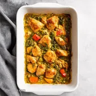 It Doesnt Get Easier Than Herby Chicken Veg Traybake