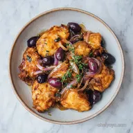 Kalamata Olive Chicken: Shattering Skin