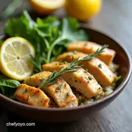Lemon Herb Chicken Bowl Quick high protein meals