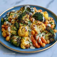 Maple Tahini Veggie Bowl: Roasted and Nutty