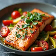 Healthy Weekend Dinners Mediterranean Baked Salmon Recipe