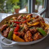 Mexican Chicken Recipe with Peppers and Spices