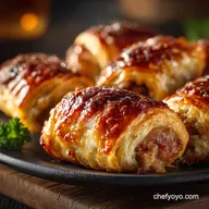 Mini Sausage Rolls Easy British appetizers easy finger food