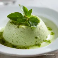 Mousse with Fresh Basil for 4 Servings