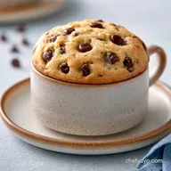 Mug Cake Chocolate Chip Cookie in 6 Min