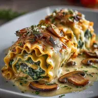 Mushroom Kale Lasagna Rolls: Elegant Vegetarian Dinner Upgrade