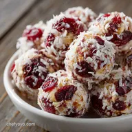 Cranberry Vanilla Energy Bites: No-Bake, Healthy, and Ready in 45 Mins