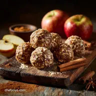 15Minute NoBake Cinnamon Apple Energy Bites Vegan Option